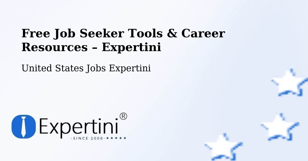 Free Job Seeker Tools & Career Resources – Brimfield - Brimfield, United States Jobs Expertini