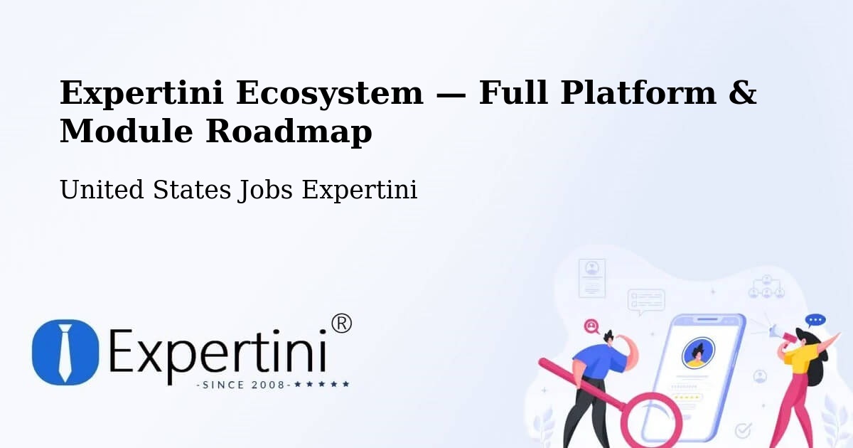 Expertini Ecosystem — Full Platform & Module Roadmap – Brimfield